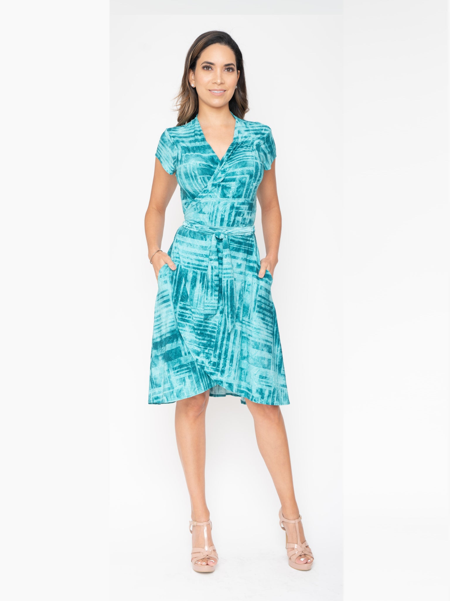 Business Casual Wrap Dress – About the Stitch